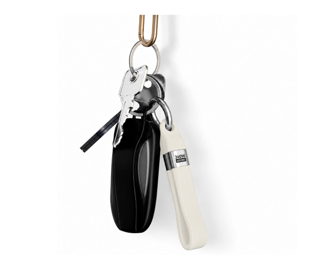 Mobile Origin Keychain Cable 40Gbps 8K USB-C CB17 240W White - 1590342 - zdjęcie 4